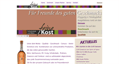 Desktop Screenshot of feinekost.com